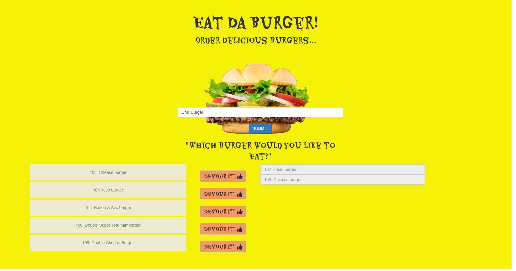 Burger App